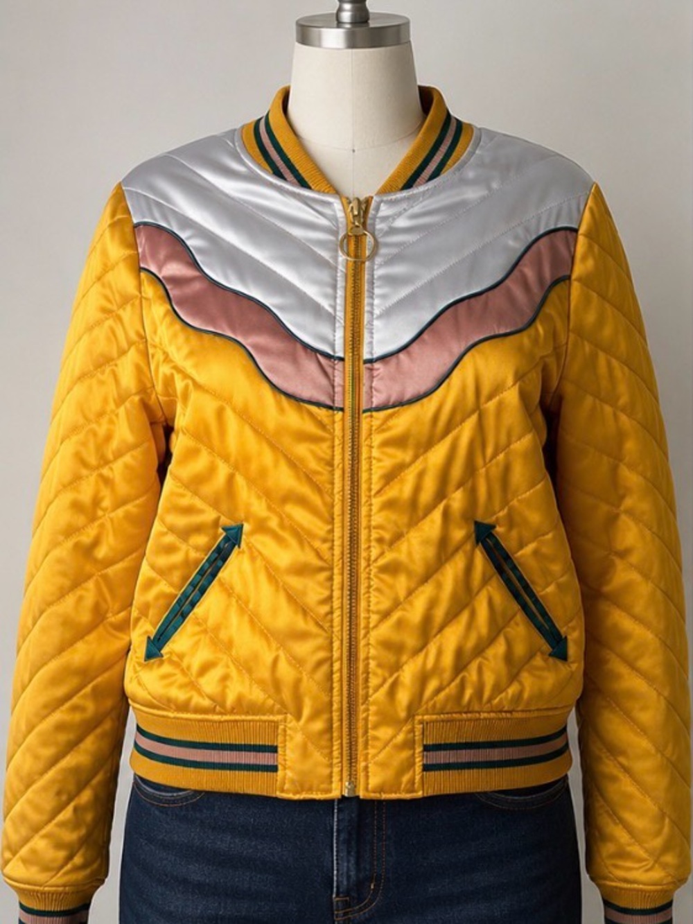 Classic Rock Couture- Sunburst Bomber Jacket -XL - Picture 3 of 11